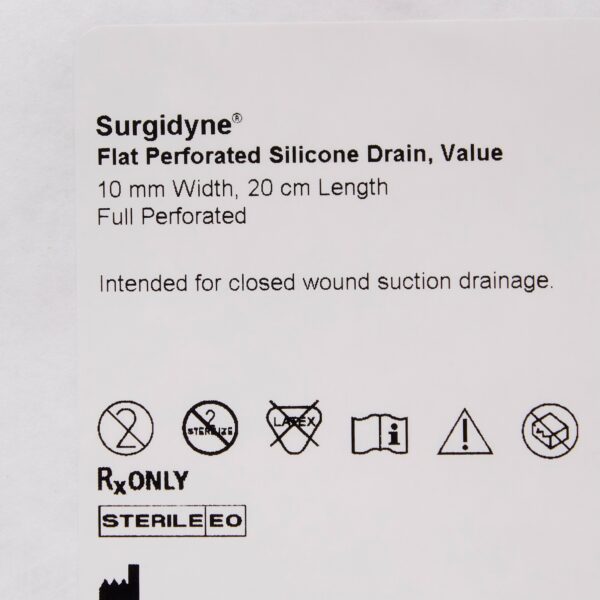 Wound Drain Tube McKesson Brand Silicone Perforated Style - Image 2