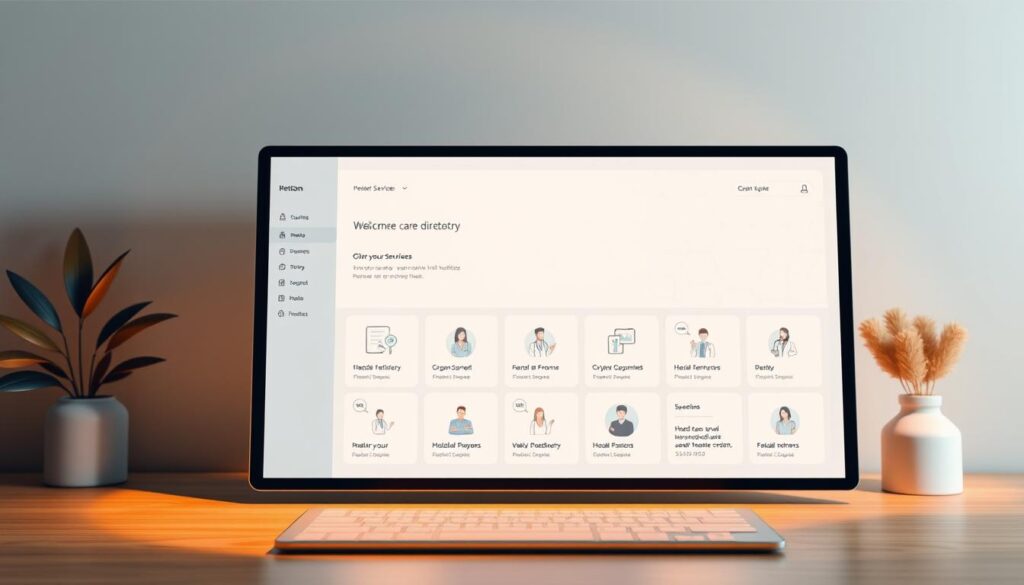 Healthcare service directory navigation